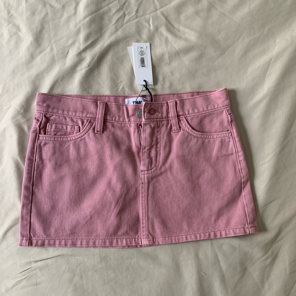 Aritzia Pink Pencil Mini Skirt Night Out